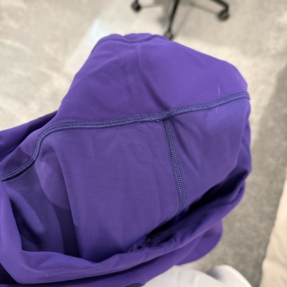 Lululemon Wunder Train High-Rise Tight 25", Petrol Purple, Size 14 - Picture 6 of 8